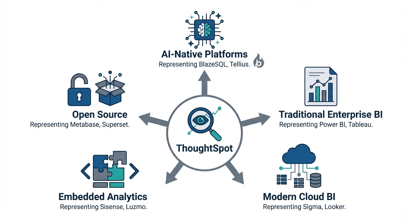 Overview of ThoughtSpot competitor categories